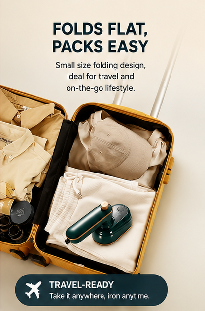 Mini Portable Travel Iron | Compact Folding Iron