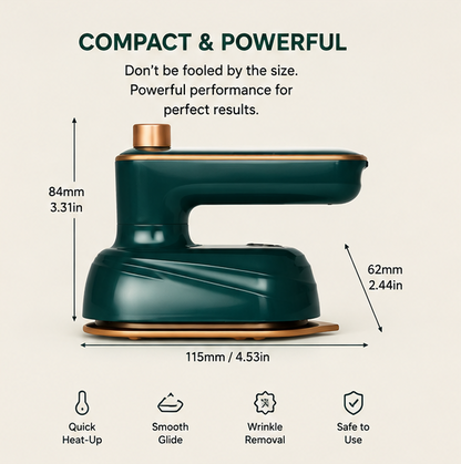 Mini Portable Travel Iron | Compact Folding Iron